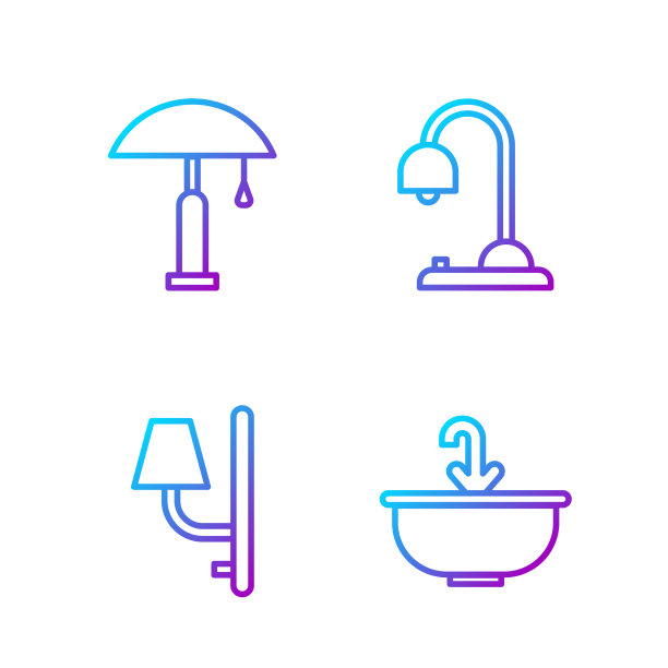 设置线面盆水龙头墙壁壁灯图片下载