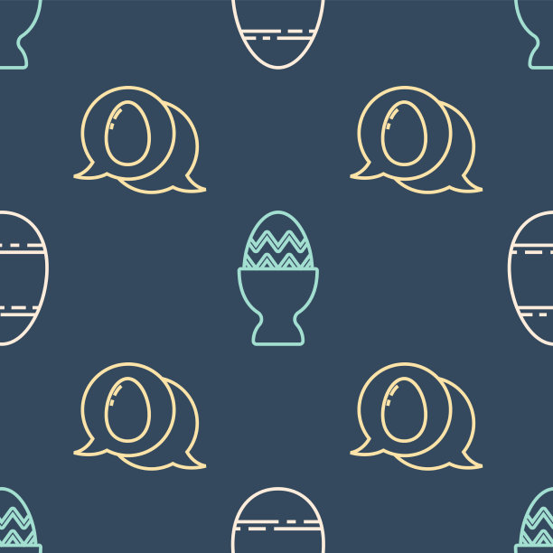 设置行复活节彩蛋演讲气泡与复活节彩蛋图片下载