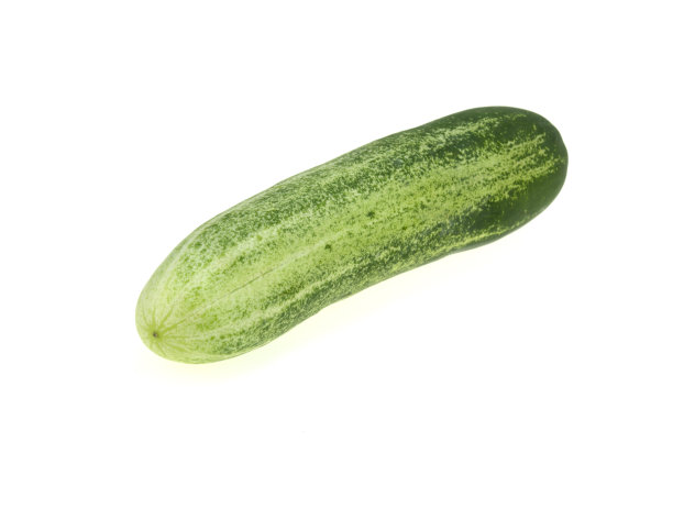 在白色背景上分离的黄瓜图片下载