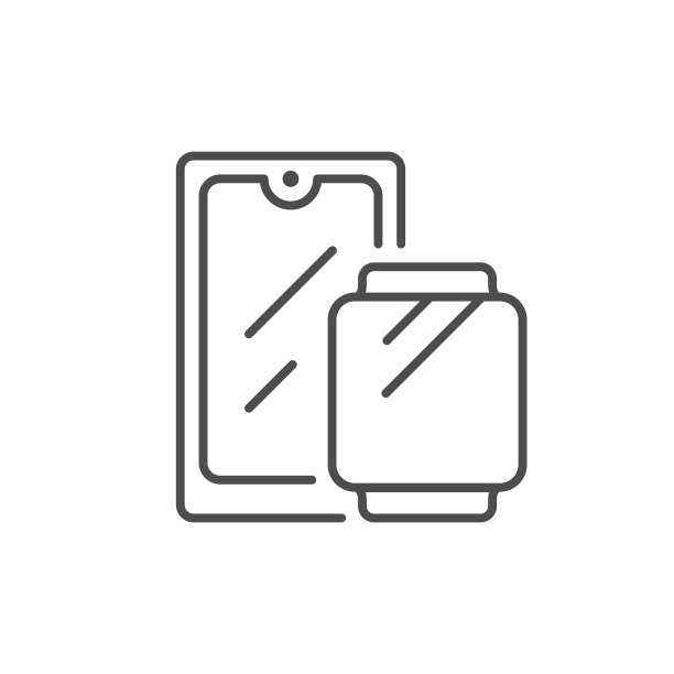 手机和智能手表的图标图片下载