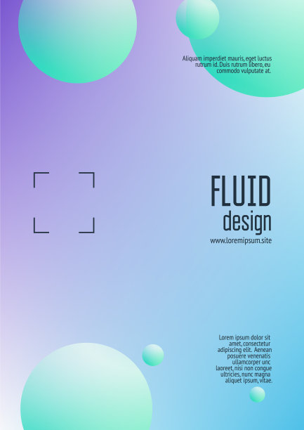 带径向圆的全息流体图片下载