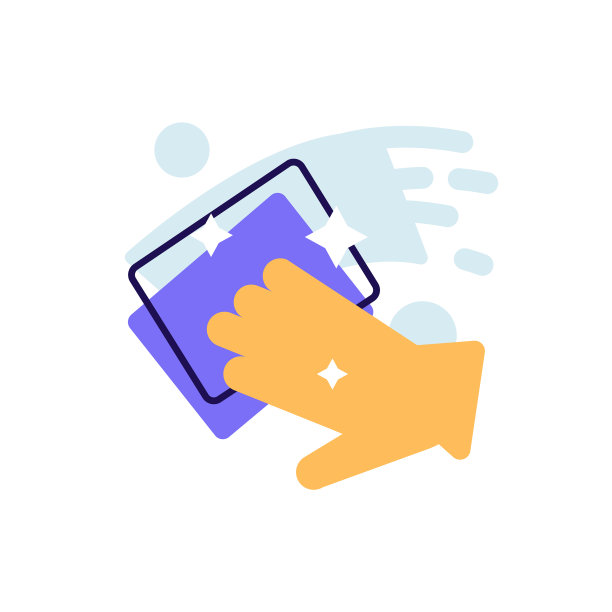 手清洁表面餐巾图标图片下载