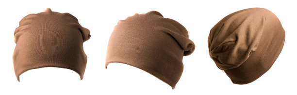 针织帽孤立在白色背景图片下载