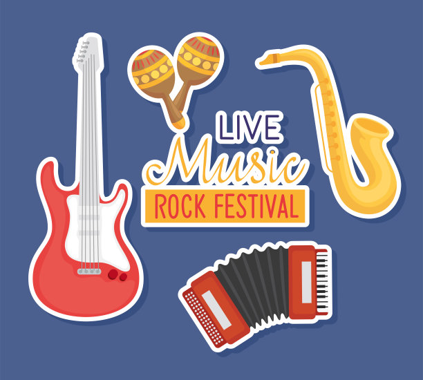 摇滚音乐节的图标图片下载