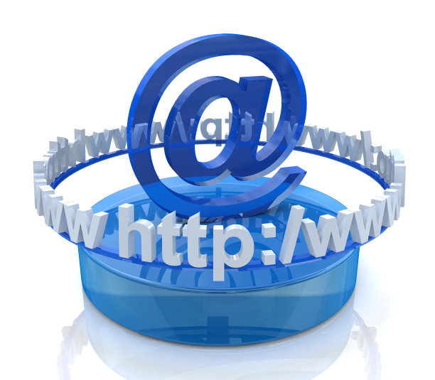 网络场景——电子邮件的概念设计与网络信息的传播有关。三维演示图片下载