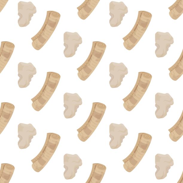 废弃文件和其他文件的无缝模式。矢量插图。图片下载