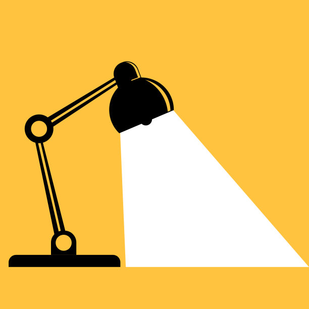 表办公室灯。轮廓灯。电的灯泡。向量图片下载