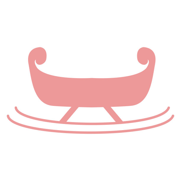 雪橇圣诞老人calus图标矢量设计孤立图片下载