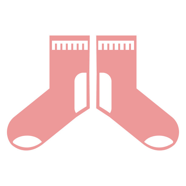 袜子图标矢量设计插图图片下载