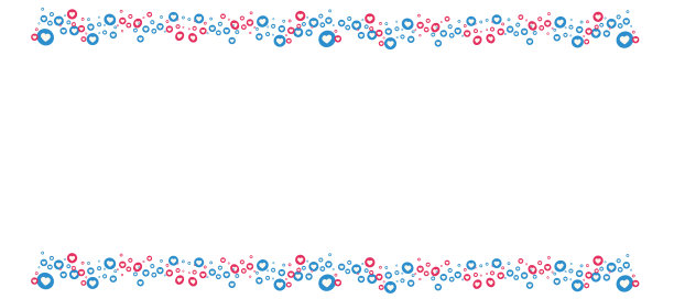 矢量喜欢和爱图标背景。社交媒体矢量插图，喜欢和爱的图标图片下载