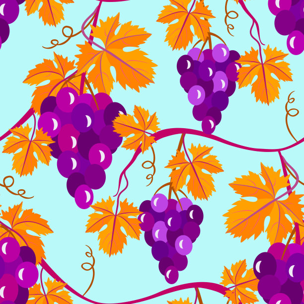 葡萄酒无缝模式图片下载
