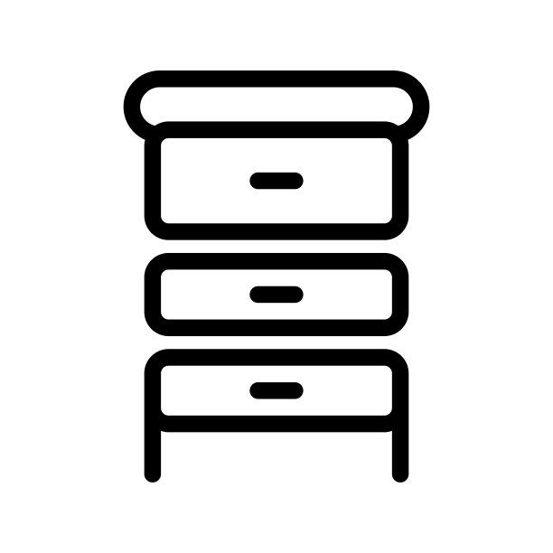 办公文件柜图标图片下载