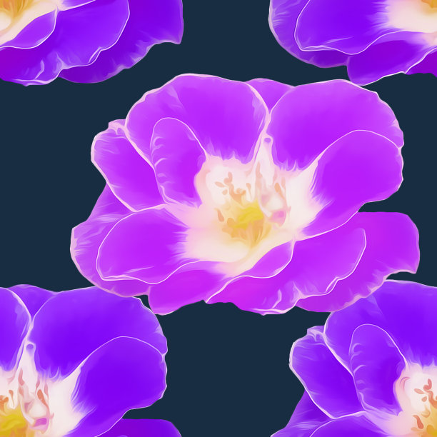 玫瑰花朵。插图，花的纹理。用于连续复制的无缝模式。花卉背景，照片拼贴为纺织品，棉布面料。用于墙纸、封面、印刷品图片下载