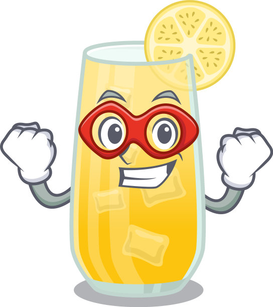 一款卡通鸡尾酒螺丝刀图片下载