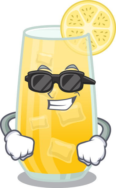 卡通人物戴着螺丝刀鸡尾酒图片下载