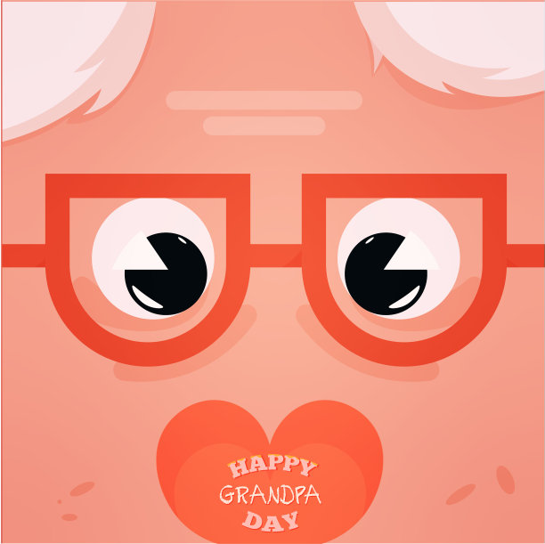 爷爷的眼镜甜图片下载