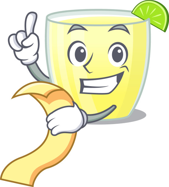 戴基里鸡尾酒吉祥物的性格风格图片下载