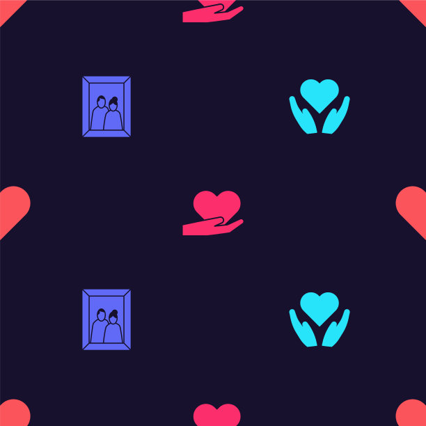 置心于手相框上与上无缝衔接图片下载