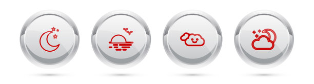 设线，月亮和星星，日落云和图片下载