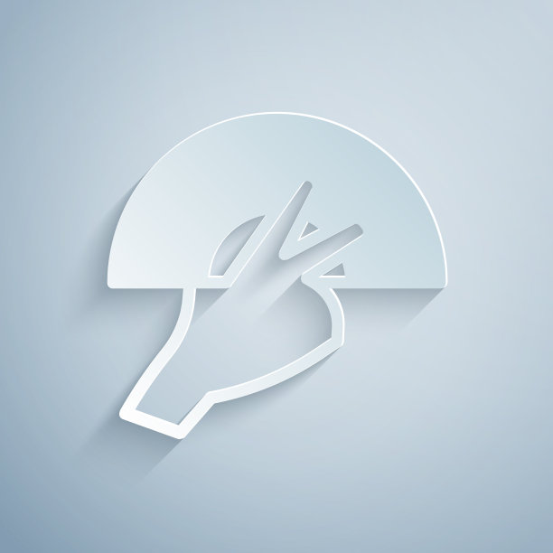 剪纸切割女性的手与打开扇弗拉门戈图片下载