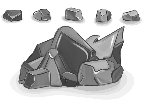 岩石收集石头图片下载