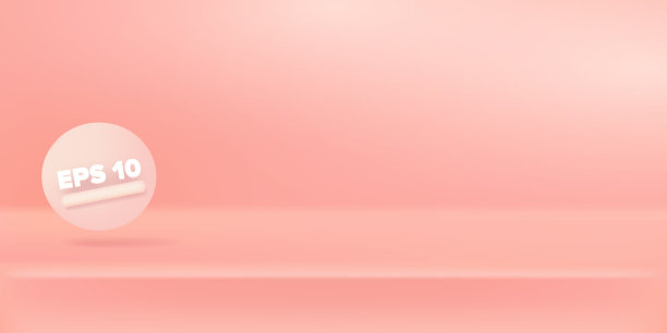 空淡粉色工作室桌子室图片下载