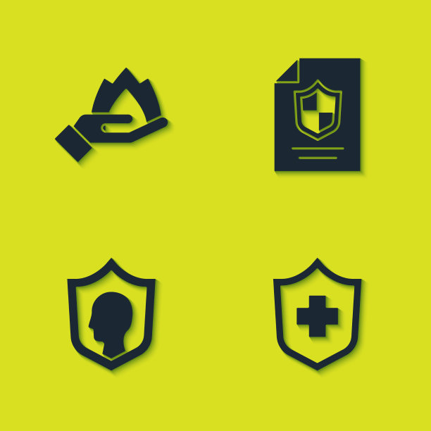 手握一份火灾健康人寿保险图片下载