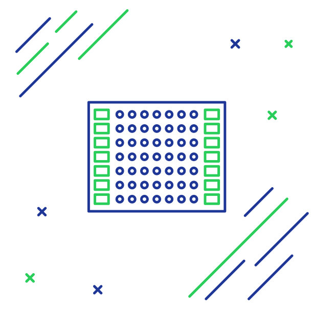 线路板印刷电路板PCB图标隔离上图片下载