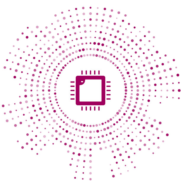 紫色计算机处理器与微电路CPU图片下载