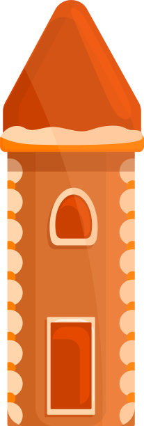 食物姜饼图标卡通风格图片下载