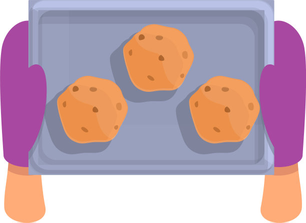 烤手图标卡通风格图片下载