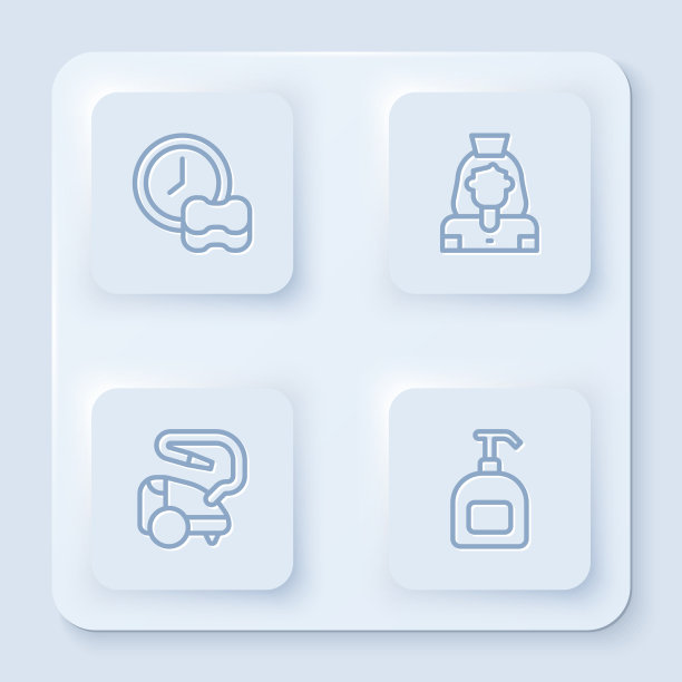 设线洗碗清洁小姐服务图片下载