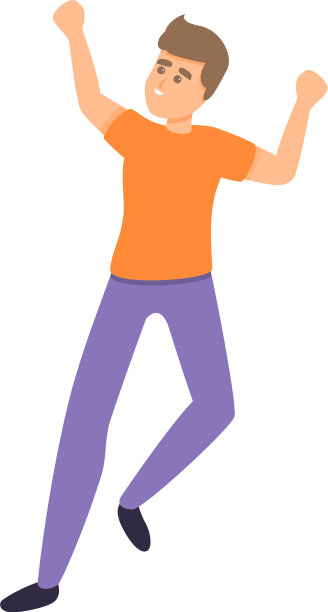 多动男孩图标卡通风格图片下载