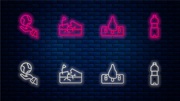 设行地震毁林手牵着手图片下载