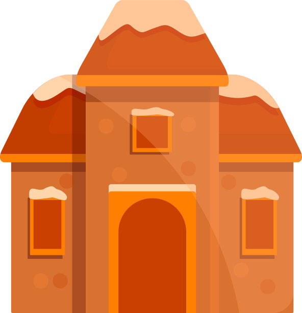 圣诞姜饼图标卡通风格图片下载