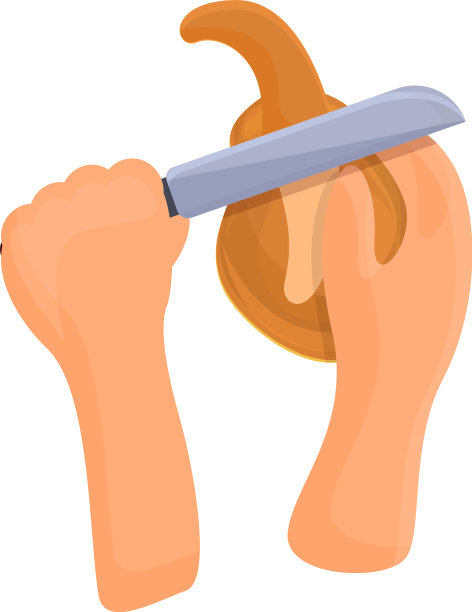 准备蔬菜图标卡通风格图片下载