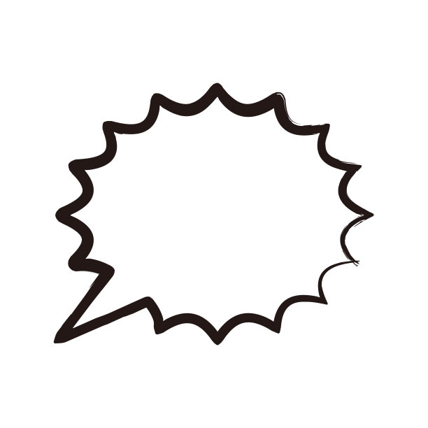 插图图标的讲话气球，框架，和信息。图片下载