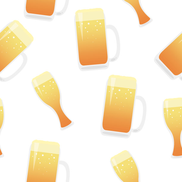 啤酒无缝模式图片下载