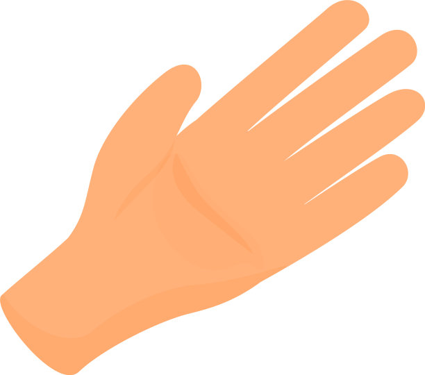 儿童手势图标卡通风格图片下载