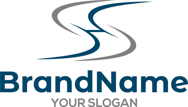 Sh way标志设计图片下载