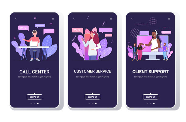 为热线接线员设置耳机技术图片下载