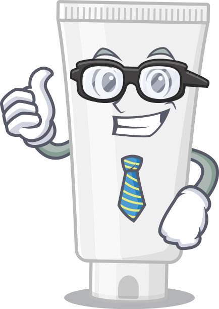 风格沐浴露商人与眼镜和领带图片下载