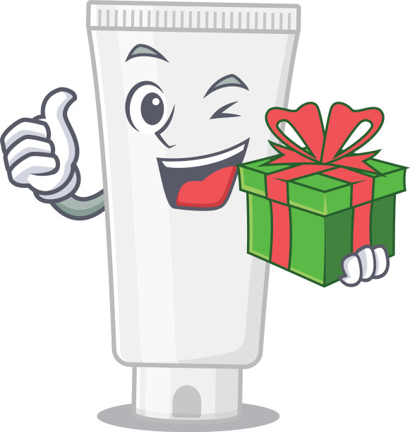 沐浴露卡通人物配大礼盒图片下载