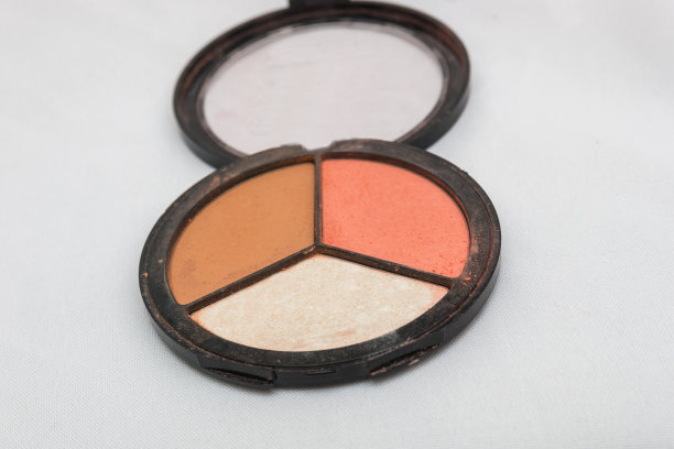 粉饼，在白色的背景上粉饼图片下载