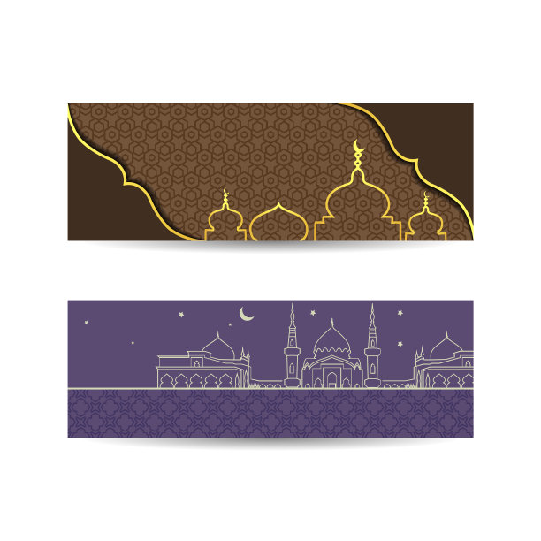 开斋节穆巴拉克字体设计寓意着斋月快乐与图片下载