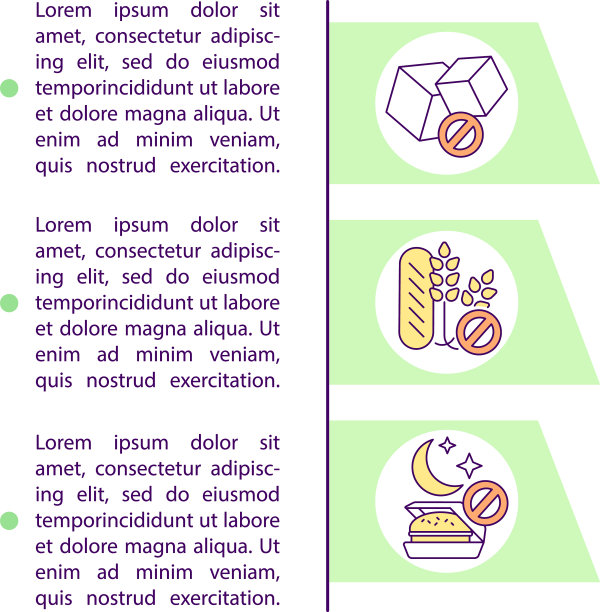 饮食概念图标与文字图片下载