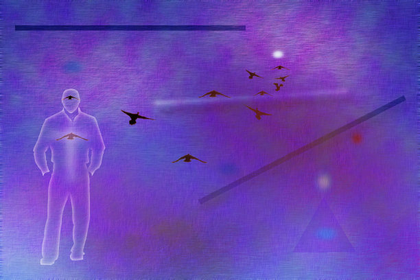 抽象的彩色画图片下载