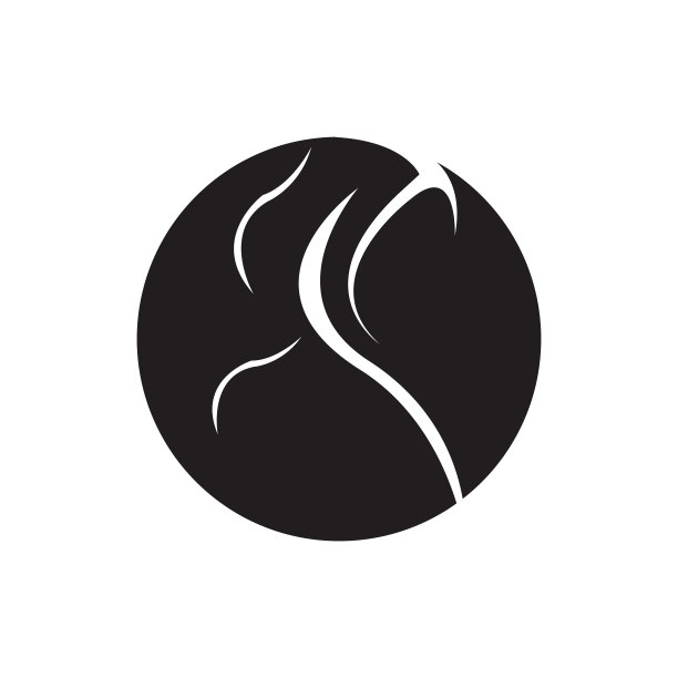 穆斯林头巾标志模板设计图片下载