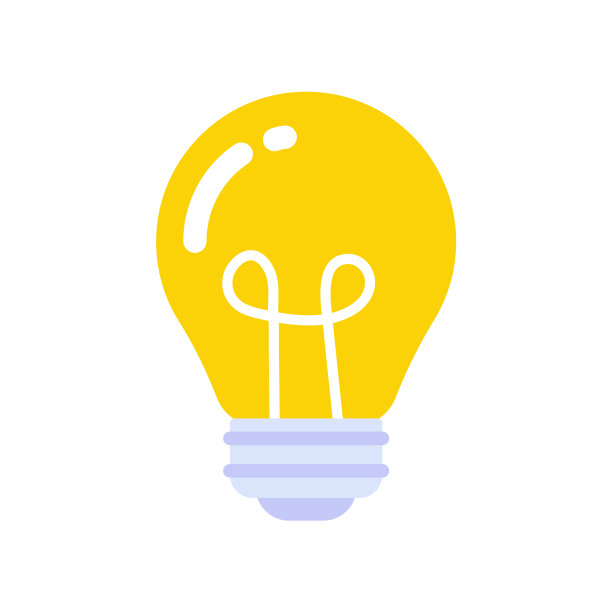 灯泡图标。灯泡的想法和创造力。创新过程中的分析思维图片下载