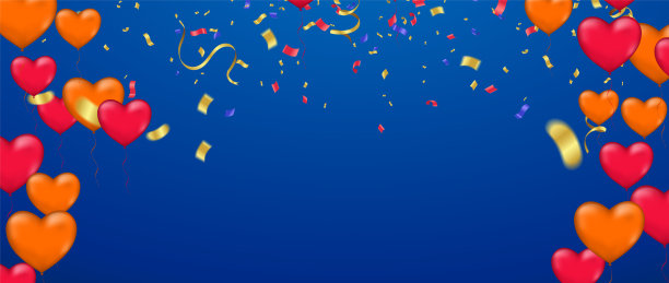 假日气球模板设计旗帜，门票，传单，卡片，海报等。生日快乐的背景图片下载